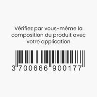 Code barre de l'Huile de Soin et de Bain des Laboratoires Téane