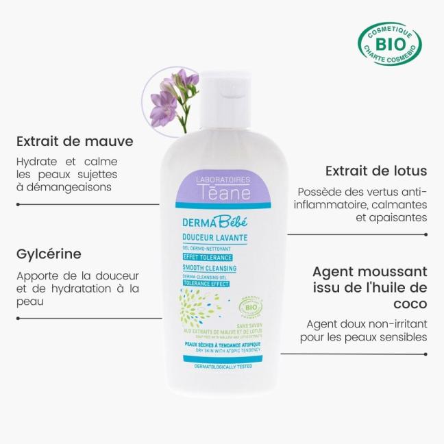 gel lavant bio pour bébé